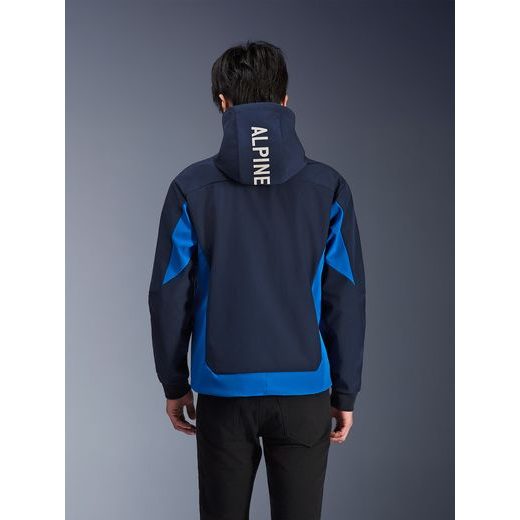 BUNDA RADIUM TECH HOODIE, ALPINESTARS (TMAVĚ MODRÁ/MODRÁ) 2026
