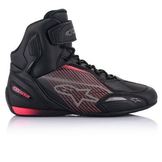 BOTY STELLA FASTER-3, ALPINESTARS, DÁMSKÉ (ČERNÁ/STŘÍBRNÁ/RŮŽOVÁ)