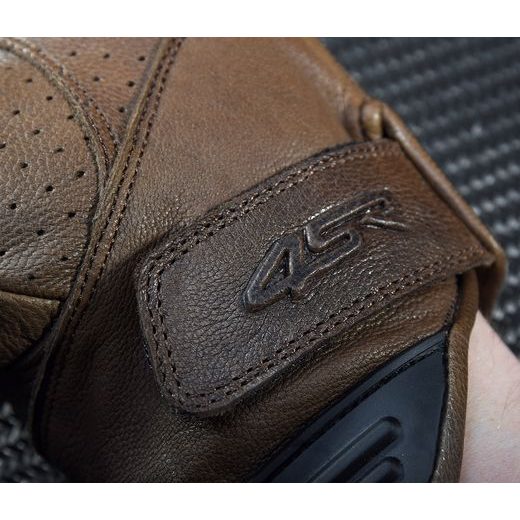 4SR DÁMSKÉ KOŽENÉ MOTO RUKAVICE MONSTER BROWN