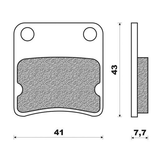 BRZDOVÉ DESTIČKY (SMĚS SCOOTER ACTIVE ORGANIC) NEWFREN (2 KS V BALENÍ)
