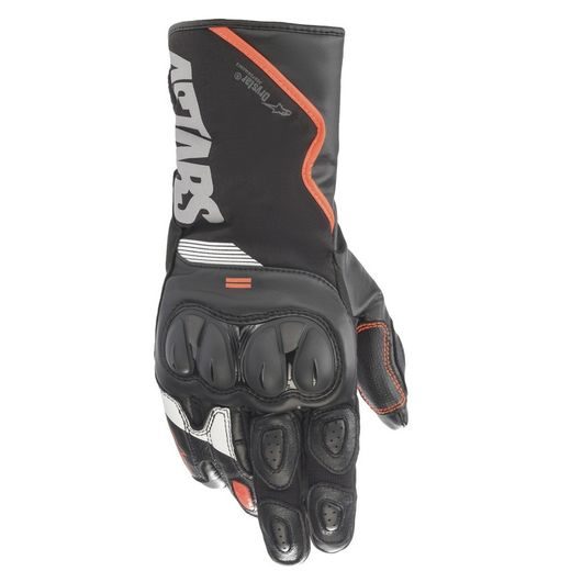 RUKAVICE SP-365 DRYSTAR, ALPINESTARS (ČERNÁ/ČERVENÁ FLUO/BÍLÁ)
