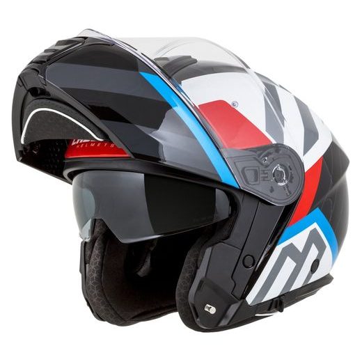 PŘILBA MODULO 2.1 PROFILE, CASSIDA (BÍLÁ PERLEŤ/ČERNÁ/MODRÁ/ČERVENÁ/ŠEDÁ, PLEXI S PŘÍPRAVOU PRO PINLOCK)