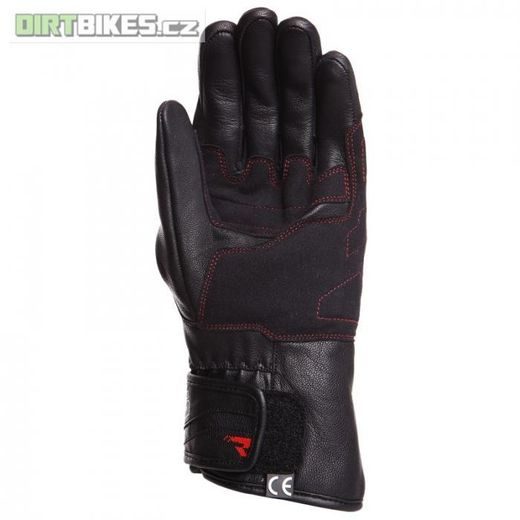 BERING PÁNSKÉ KOŽENÉ MOTO RUKAVICE TROOP-R ČERNÉ