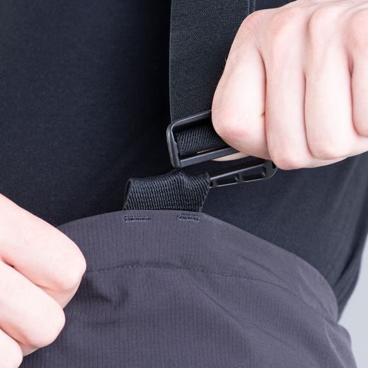 PRODLOUŽENÉ KALHOTY RAIN SEAL PRO, OXFORD ADVANCED (ČERNÉ)