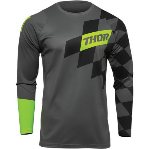 THOR DĚTSKÝ DRES SECTOR BIRDROCK ŠEDÁ/FLUO