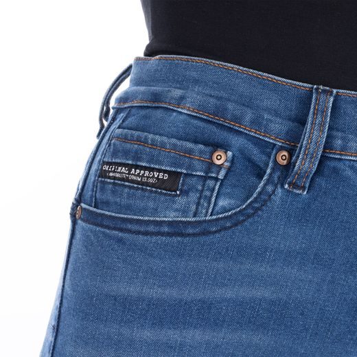 KALHOTY SOFIA AA SLIM JEANS, OXFORD, DÁMSKÉ (SVĚTLÁ MODRÁ)