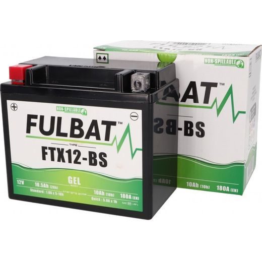 FULBAT BATERIE 12V/10AH FTX12-BS (YTX12-BS) ACCESS TOMAHAWK, MAX, SUZUKI, KAWASAKI
