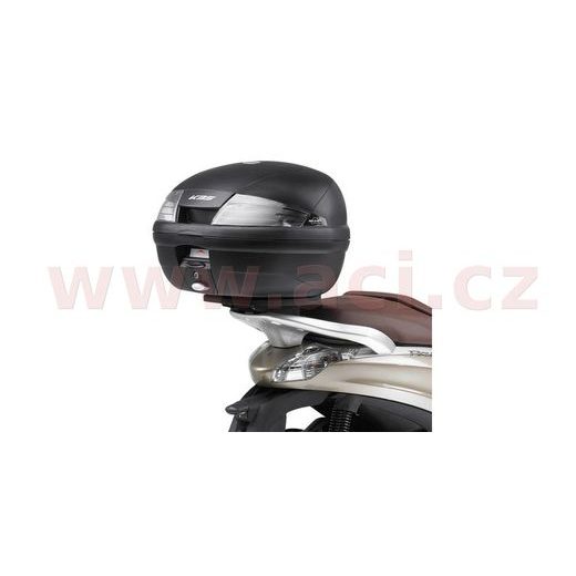 TOPCASE, KAPPA (35L, ČERNÝ NELAKOVANÝ + KOUŘOVÁ ODRAZKA)