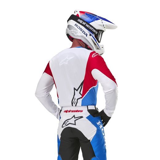 ALPINESTARS DRES RACER ICONIC HONDA KOLEKCE (BÍLÁ/MODRÁ/ČERVENÁ/ČERNÁ) 2024