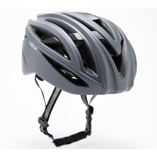CYKLO PŘILBA S HEADSETEM R2 EVO, SENA (MATNÁ ŠEDÁ)