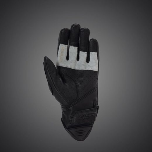 4SR DÁMSKÉ KOŽENÉ MOTO RUKAVICE MONSTER LADY ČERNO ŠEDÉ