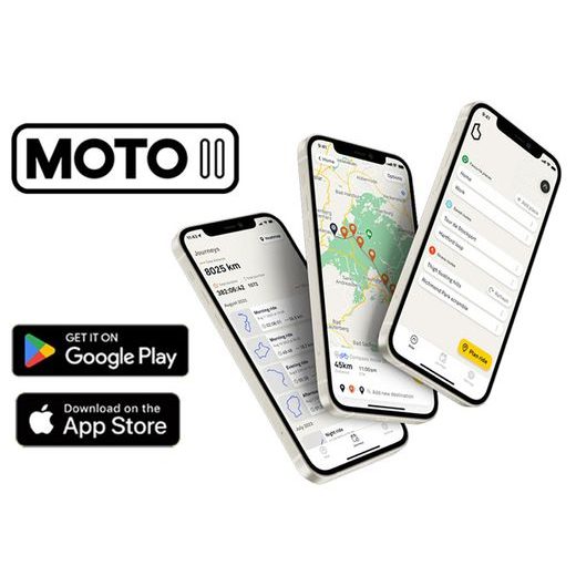 BEELINE MOTO II NAVIGACE NA MOTOCYKL, METAL SILVER