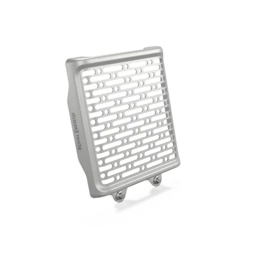 KRYT OLEJOVÉHO CHLADIČE, STŘÍBRNÝ - ROYAL ENFIELD BEAR 650