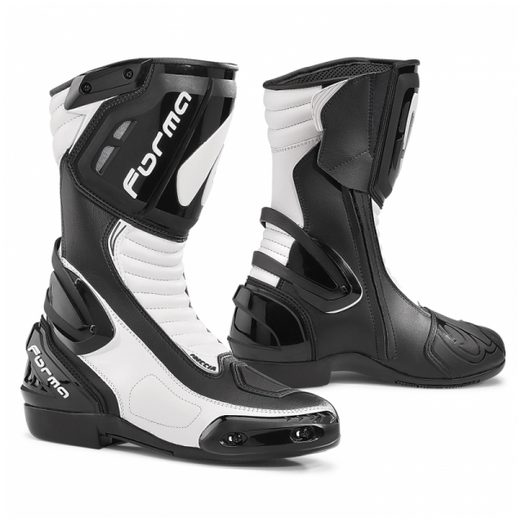 MOTO BOTY FORMA FRECCIA ČERNO/BÍLÉ