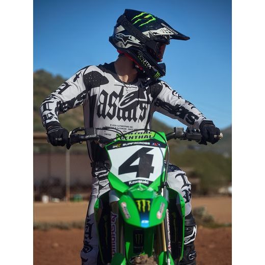 KALHOTY TECHSTAR LIMITOVANÁ EDICE WOLF DUST, ALPINESTARS (PÍSKOVÁ/ČERNÁ) 2026