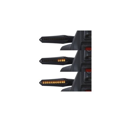SEKVENČNÍ LED BLINKRY NIGHTRIDER, OXFORD (SADA VČ. ODPORŮ, PÁR)