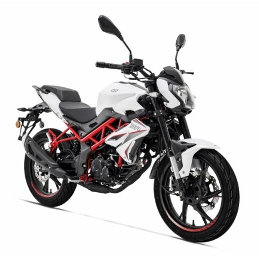 BENELLI BN 125 EURO5 BÍLÁ + POUKAZ NA 5.000 KČ