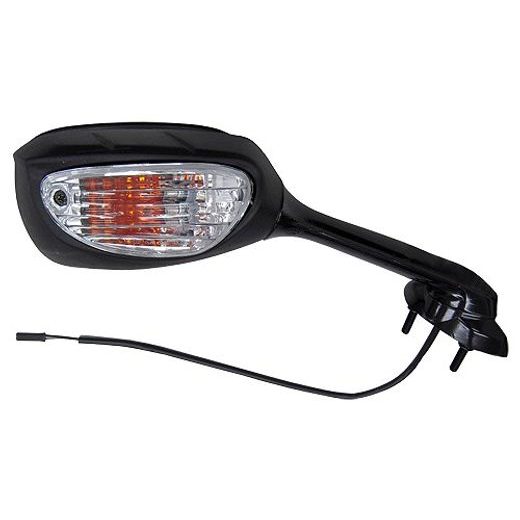 ZPĚTNÉ ZRCÁTKO S BLIKAČEM (ROZTEČ ŠROUBŮ 42 MM), Q-TECH, P