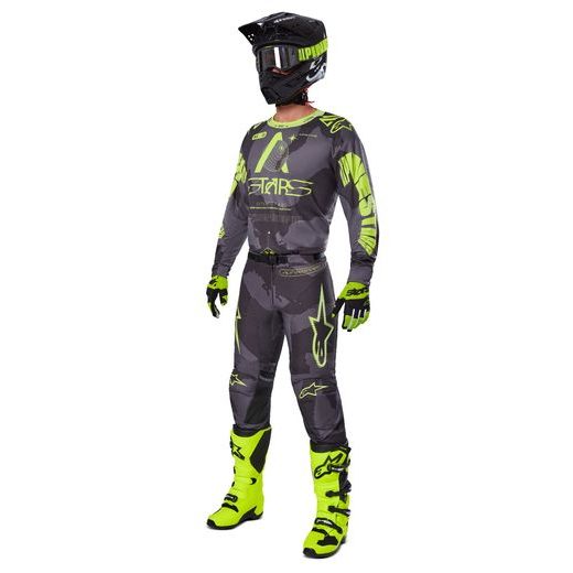 DRES RACER HOLLOW, ALPINESTARS (TMAVÁ CAMO/ŽLUTÁ FLUO) 2025