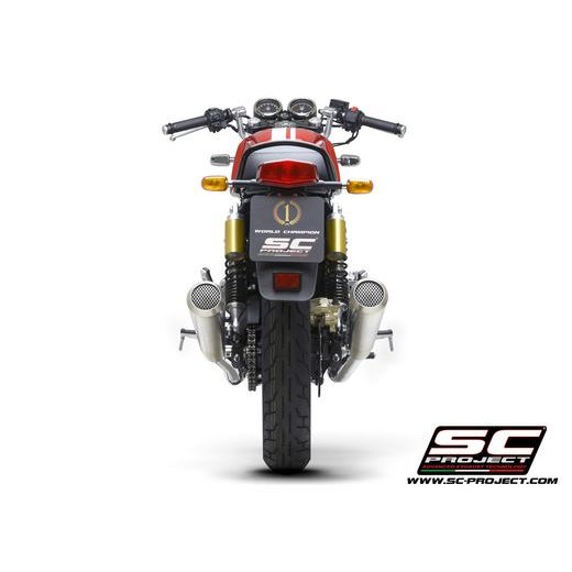 SC-PROJECT PÁR NEREZOVÝCH VÝFUKŮ CONICO 70S ROYAL ENFIELD INTERCEPTOR 650 (2019–2024)