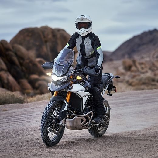 BUNDA STELLA ANDES AIR DRYSTAR, ALPINESTARS, DÁMSKÁ (SVĚTLE ŠEDÁ/TMAVĚ ŠEDÁ/ČERNÁ/ŽLUTÁ FLUO) 2024