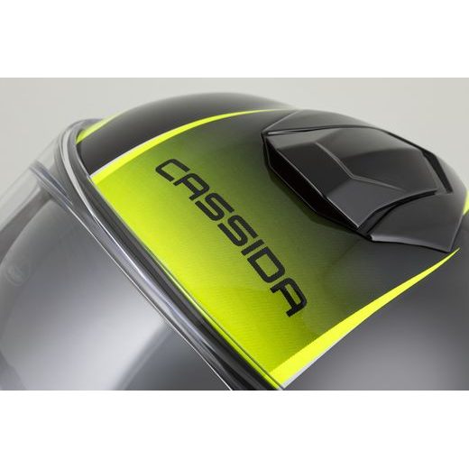 PŘILBA INTEGRAL GTS 2.1 MEGA, CASSIDA (ČERNÁ/ŽLUTÁ FLUO/BÍLÁ) PLEXI S PŘÍPRAVOU PRO PINLOCK 2026