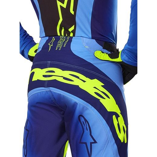 KALHOTY TECHSTAR MELT, ALPINESTARS (ŽLUTÁ FLUO/MODRÁ) 2025