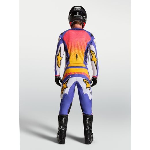 DRES FLUID DRAG, ALPINESTARS (SVĚTLE ŠEDÁ/FIALOVÁ/ZLATÁ) 2027