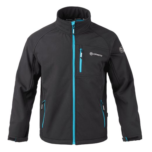 CFMOTO PÁNSKÁ BUNDA SOFTSHELL, ČERNÁ