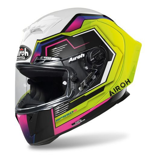 PŘILBA GP550 S RUSH, AIROH (LESKLÁ MULTICOLOR)