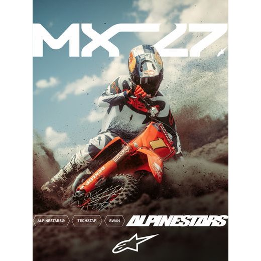 DRES TECHSTAR SWAN, ALPINESTARS (SVĚTLE ŠEDÁ/TMAVĚ ŠEDÁ/ČERVENÁ FLUO) 2027
