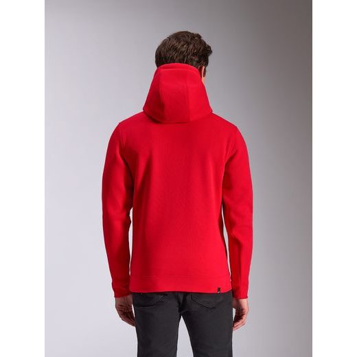 MIKINA RIDE HOODIE 3, ALPINESTARS (ČERVENÁ/ŽLUTÁ FLUO/ČERNÁ)