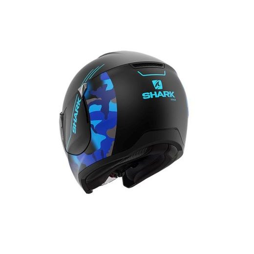 OTEVŘENÁ PŘILBA SHARK CITYCRUISER GENOM BARVA ČERNÁ/MATNÁ/MODRÁ *