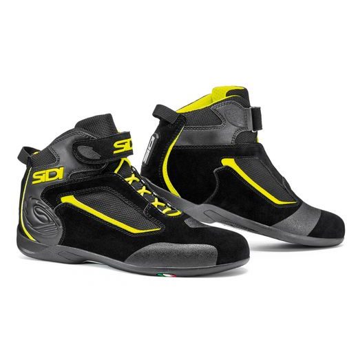 SIDI MOTOCYKLOVÉ BOTY GAS SCARPA BLACK/YELLOW