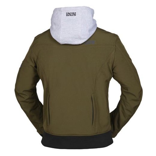 IXS SOFTSHELLOVÁ MOTO BUNDA SO MOTO ZELENÁ