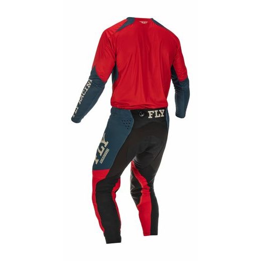 KALHOTY EVOLUTION DST, FLY RACING - USA (ČERVENÁ/ŠEDÁ)