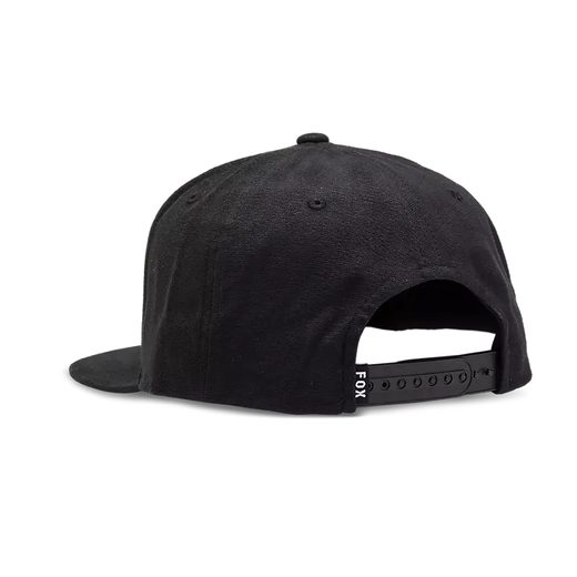 FOX HEAD SNAPBACK HAT - OS, BLACK/CHARCOAL