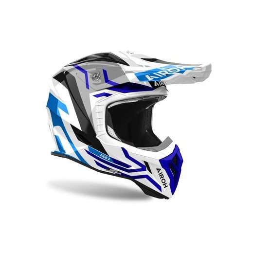PŘILBA AIROH AVIATOR ACE 2 GROUND (LESKLÁ MODRÁ) 2024