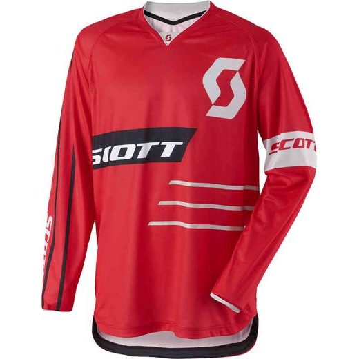 SCOTT MOTOKROSOVÝ DRES 350 DIRT RED BLACK VEL M