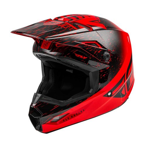 PŘILBA KINETIC K120, FLY RACING - USA (ČERVENÁ/ČERNÁ)