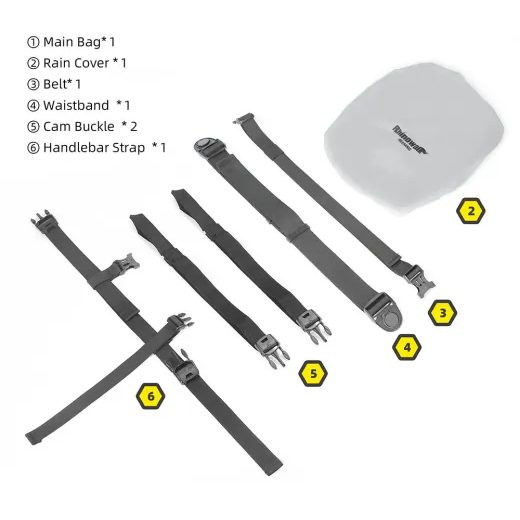 RHINOWALK - TANK BAG/BRAŠNA NA NOHU 2.4 L