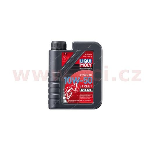 LIQUI MOLY MOTORBIKE 4T SYNTH 10W50 RACE, PLNĚ SYNTETICKÝ MOTOROVÝ OLEJ 1 L