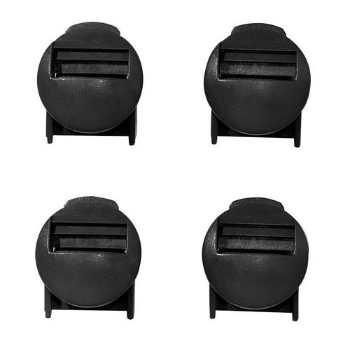 ZÁMKY PŘEZKY PRO BOTY TECH 8 RS A TECH 8, ALPINESTARS (ČERNÉ, SADA 4 KS)