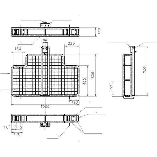 NOSIČ NA ČTYŘKOLKU / NESENÝ KOŠ ATV NA TAŽNÉ ZAŘÍZENÍ