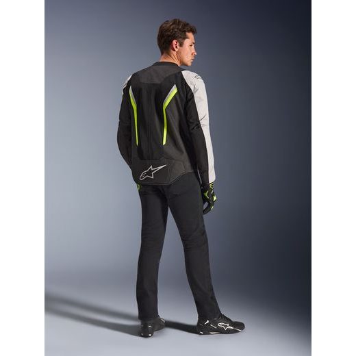 BUNDA AST V3 AIR, ALPINESTARS (BÍLÁ/ŽLUTÁ FLUO/ČERNÁ) 2026