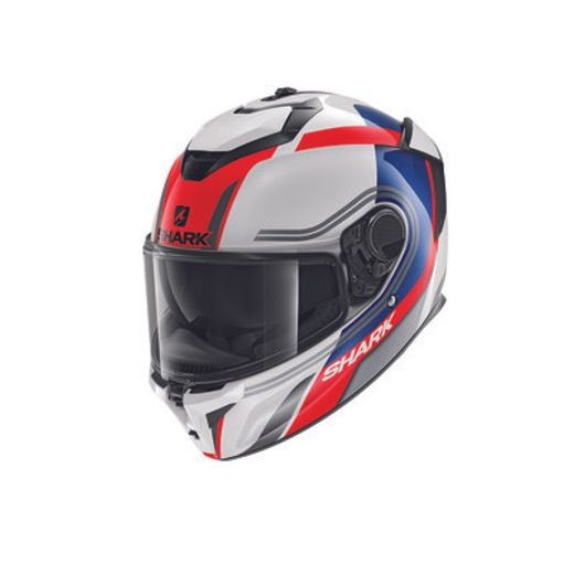 SHARK INTEGRÁLNÍ PŘILBA SPARTAN GT TRACKER BÍLÁ/ČERVENÁ/MODRÁ