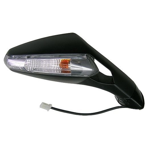 ZPĚTNÉ ZRCÁTKO S BLIKAČEM (ROZTEČ ZAVITŮ 34 MM), Q-TECH, P