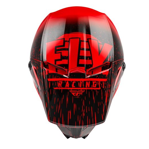 PŘILBA KINETIC K120, FLY RACING - USA (ČERVENÁ/ČERNÁ)