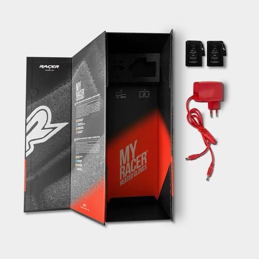 VYHŘÍVANÉ RUKAVICE HEAT4 F, RACER, DÁMSKÉ (ČERNÁ)