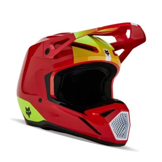 FOX MOTOKROSOVÁ PŘILBA V1 BALLAST HELMET FLUO/RED 
